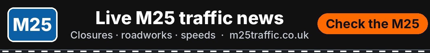 M25 Traffic — live M25 traffic news